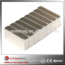 ISO/TS 16949 Certificated Customized Strong N35 F20x10x5MM Block Neodymium Magnet